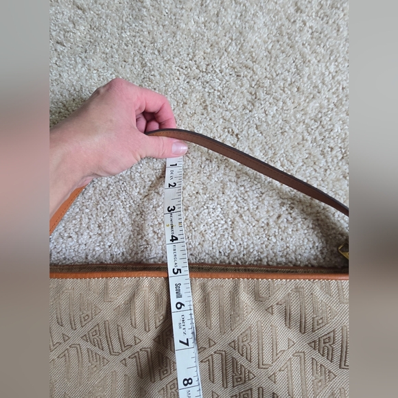 Lauren Ralph Lauren Rll Signature Monogram Handbag Purse Medium Size - Picture 7 of 16